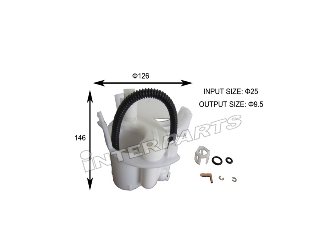 Interparts filter IPFT-408 Фільтр палива IPFT408: Приваблива ціна - Купити у Польщі на 2407.PL!