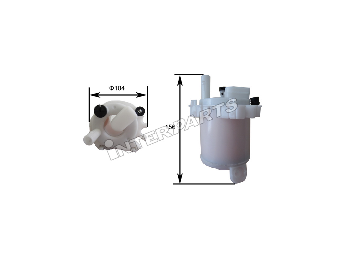 Interparts filter IPFT-606 Fuel filter IPFT606: Buy near me in Poland at 2407.PL - Good price!