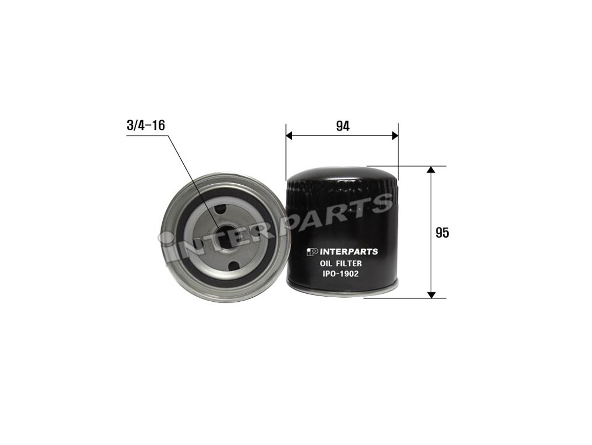 Interparts filter IPO-1902 Filtr oleju IPO1902: Dobra cena w Polsce na 2407.PL - Kup Teraz!