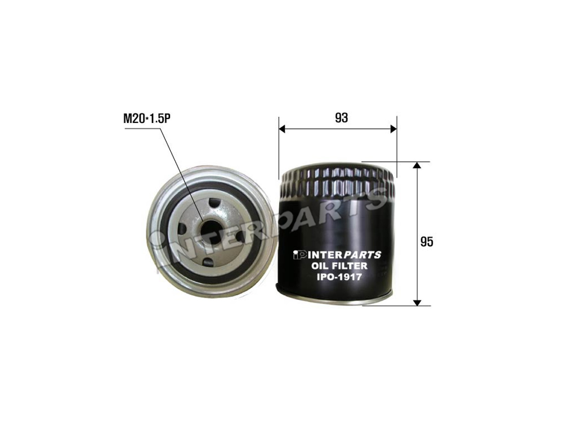 Interparts filter IPO-1917 Ölfilter IPO1917: Kaufen Sie zu einem guten Preis in Polen bei 2407.PL!