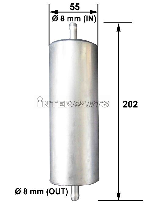 Interparts filter IPUF-501 Fuel filter IPUF501: Buy near me in Poland at 2407.PL - Good price!
