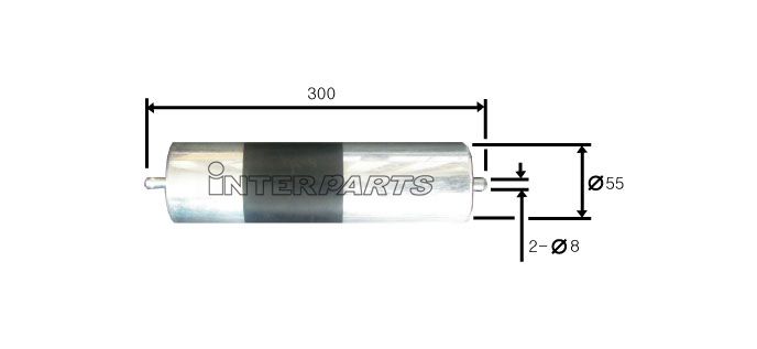 Interparts filter IPUF-505 Фільтр палива IPUF505: Приваблива ціна - Купити у Польщі на 2407.PL!