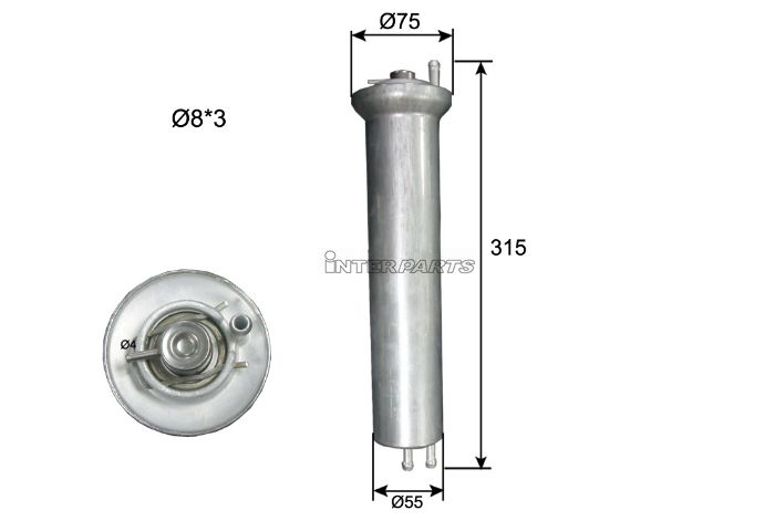 Interparts filter IPUF-507 Filtr paliwa IPUF507: Dobra cena w Polsce na 2407.PL - Kup Teraz!