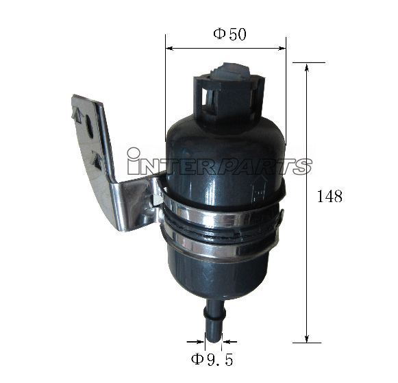 Interparts filter IPUF-512 Fuel filter IPUF512: Buy near me in Poland at 2407.PL - Good price!