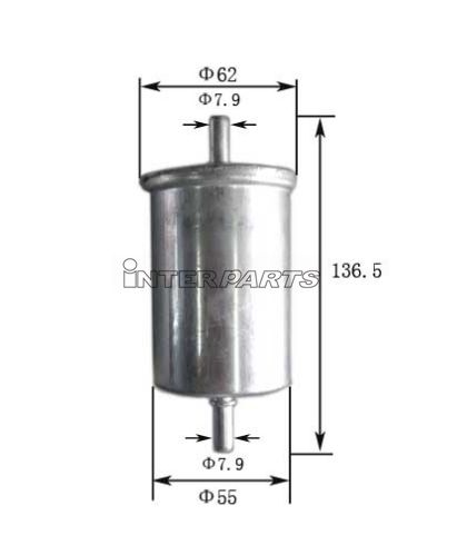 Interparts filter IPUF-602 Фільтр палива IPUF602: Приваблива ціна - Купити у Польщі на 2407.PL!