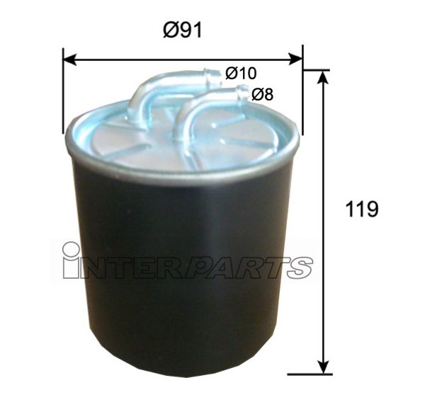 Interparts filter IPUF-814 Fuel filter IPUF814: Buy near me in Poland at 2407.PL - Good price!