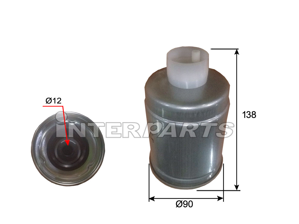 Interparts filter IPUF-819 Fuel filter IPUF819: Buy near me in Poland at 2407.PL - Good price!