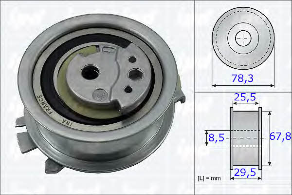 IPD 15-3755 Tensioner pulley, timing belt 153755: Buy near me in Poland at 2407.PL - Good price!