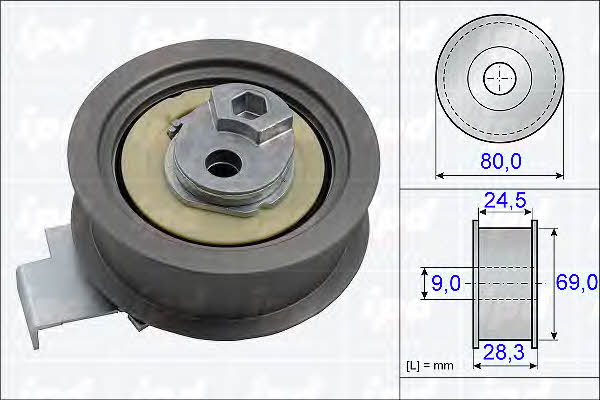 IPD 15-3818 Tensioner pulley, timing belt 153818: Buy near me in Poland at 2407.PL - Good price!