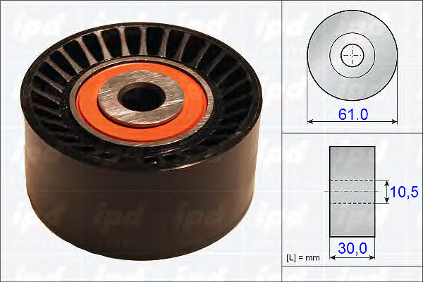 IPD 15-3827 Tensioner pulley, timing belt 153827: Buy near me in Poland at 2407.PL - Good price!