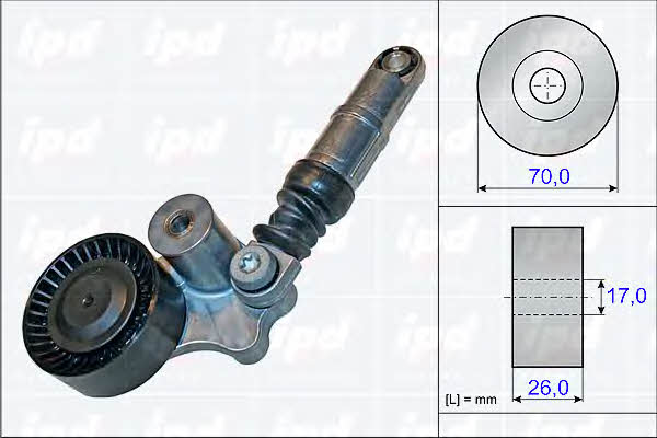 IPD 15-3843 Riemenspannroll 153843: Kaufen Sie zu einem guten Preis in Polen bei 2407.PL!