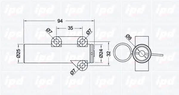 IPD 13-0268 Tensioner, timing belt 130268: Buy near me at 2407.PL in Poland at an Affordable price!