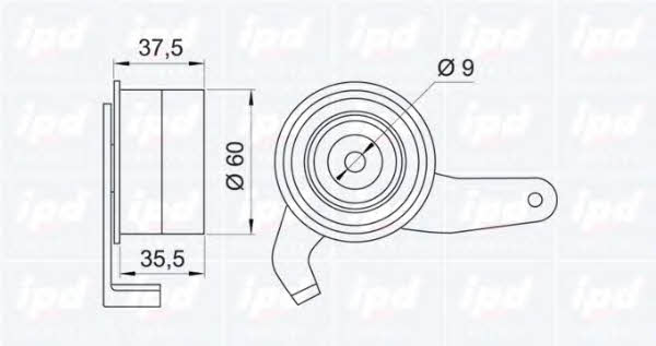 IPD 14-0195 Spannrolle, zahnriemen 140195: Kaufen Sie zu einem guten Preis in Polen bei 2407.PL!