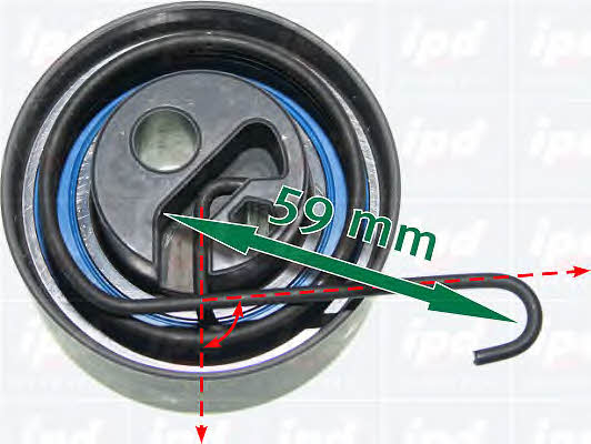 IPD 15-3525 Tensioner pulley, timing belt 153525: Buy near me in Poland at 2407.PL - Good price!