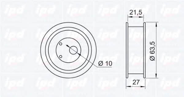 IPD 14-0831 Tensioner pulley, timing belt 140831: Buy near me in Poland at 2407.PL - Good price!