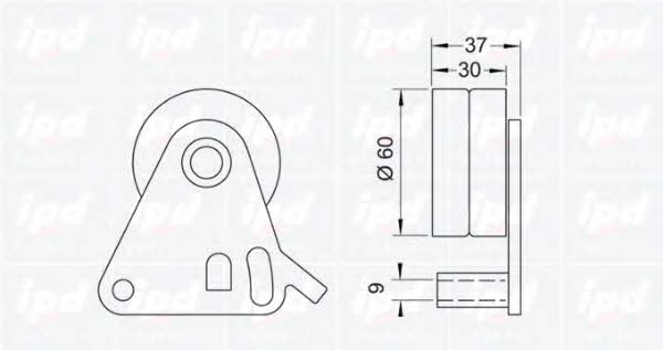 IPD 14-0965 Spannrolle, zahnriemen 140965: Kaufen Sie zu einem guten Preis in Polen bei 2407.PL!