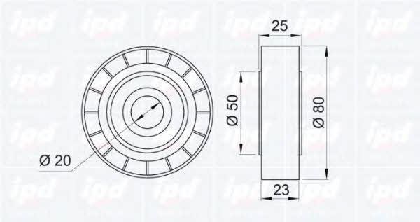 IPD 15-0146 Idler Pulley 150146: Buy near me in Poland at 2407.PL - Good price!