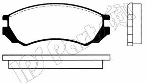 Ips parts IBD-1010 Тормозные колодки дисковые, комплект IBD1010: Отличная цена - Купить в Польше на 2407.PL!