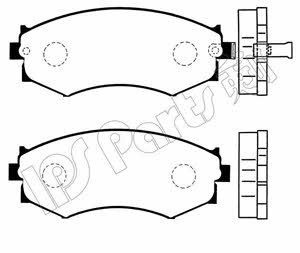 Ips parts IBD-1142 Тормозные колодки дисковые, комплект IBD1142: Отличная цена - Купить в Польше на 2407.PL!