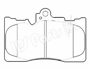 Ips parts IBD-1207 Brake Pad Set, disc brake IBD1207: Buy near me in Poland at 2407.PL - Good price!