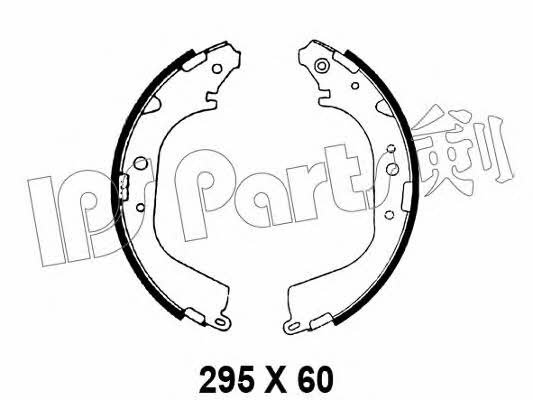 Ips parts IBL-4140 Disc brake pad set IBL4140: Buy near me in Poland at 2407.PL - Good price!