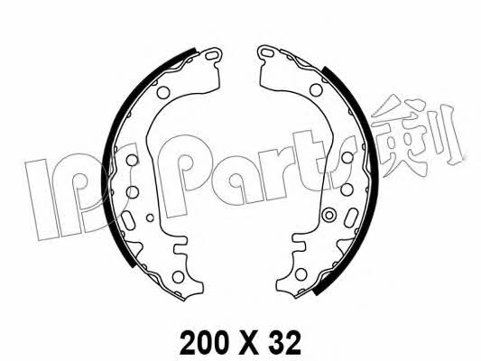 Ips parts IBL-4204 Disc brake pad set IBL4204: Buy near me in Poland at 2407.PL - Good price!