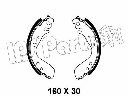 Ips parts IBL-4493 Disc brake pad set IBL4493: Buy near me at 2407.PL in Poland at an Affordable price!