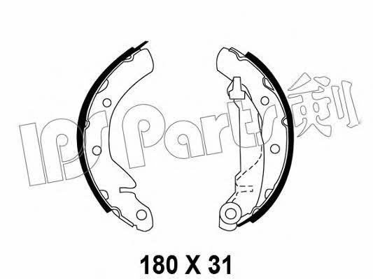 Ips parts IBL-4W00 Тормозные колодки, комплект IBL4W00: Отличная цена - Купить в Польше на 2407.PL!