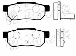 Ips parts IBR-1404 Klocki hamulcowe, zestaw IBR1404: Dobra cena w Polsce na 2407.PL - Kup Teraz!