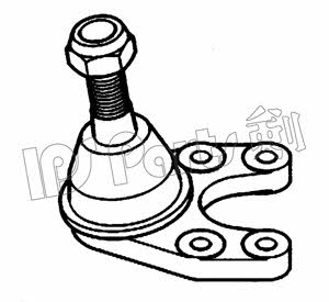 Ips parts IJU-10121 Ball joint IJU10121: Buy near me in Poland at 2407.PL - Good price!