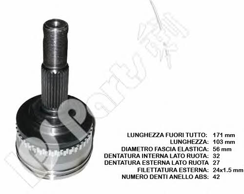 Ips parts ICJ-10191 CV joint ICJ10191: Buy near me in Poland at 2407.PL - Good price!