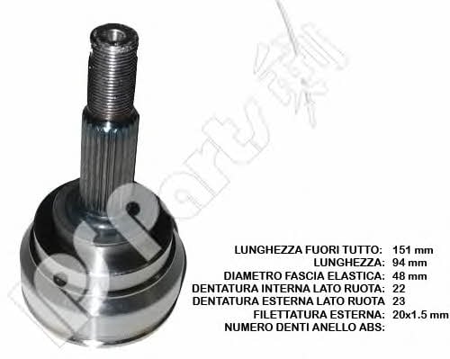 Ips parts ICJ-10194 CV joint ICJ10194: Buy near me at 2407.PL in Poland at an Affordable price!