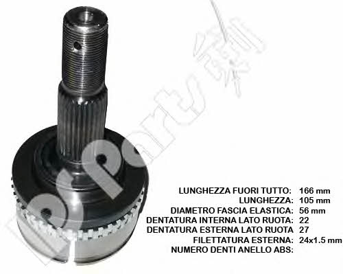 Ips parts ICJ-10196 CV joint ICJ10196: Buy near me in Poland at 2407.PL - Good price!