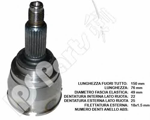 Ips parts ICJ-10806 CV joint ICJ10806: Buy near me at 2407.PL in Poland at an Affordable price!