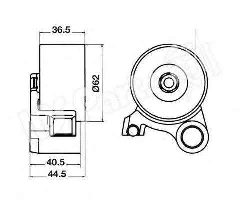 Ips parts ITB-6221 Ролик ременя ГРМ ITB6221: Приваблива ціна - Купити у Польщі на 2407.PL!