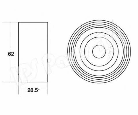 Ips parts ITB-6241 Tensioner pulley, timing belt ITB6241: Buy near me in Poland at 2407.PL - Good price!