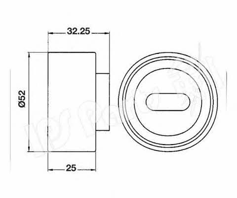 Ips parts ITB-6300 Tensioner pulley, timing belt ITB6300: Buy near me in Poland at 2407.PL - Good price!