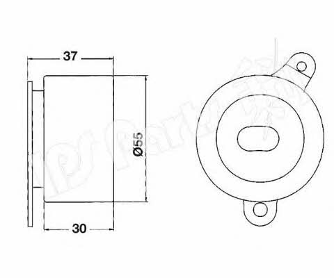 Ips parts ITB-6415 Tensioner pulley, timing belt ITB6415: Buy near me in Poland at 2407.PL - Good price!