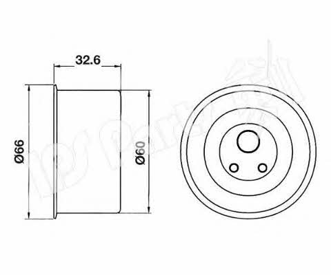 Ips parts ITB-6507 Spannrolle, zahnriemen ITB6507: Kaufen Sie zu einem guten Preis in Polen bei 2407.PL!