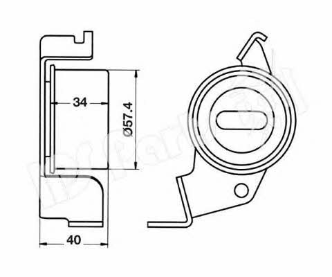 Ips parts ITB-6537 Rolka paska rozrządu ITB6537: Dobra cena w Polsce na 2407.PL - Kup Teraz!