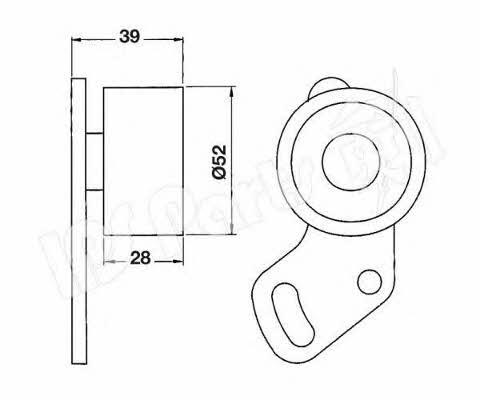 Ips parts ITB-6706 Ролик ремня ГРМ ITB6706: Отличная цена - Купить в Польше на 2407.PL!