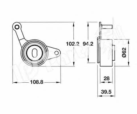 Ips parts ITB-6919 Rolka paska rozrządu ITB6919: Dobra cena w Polsce na 2407.PL - Kup Teraz!