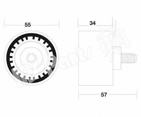 Ips parts ITB-6K17 Spannrolle, zahnriemen ITB6K17: Kaufen Sie zu einem guten Preis in Polen bei 2407.PL!