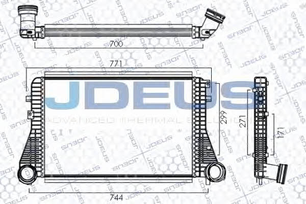 J. Deus 830M06A Ladeluftkühler 830M06A: Kaufen Sie zu einem guten Preis in Polen bei 2407.PL!