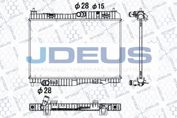 J. Deus 012M36 Радіатор охолодження двигуна 012M36: Приваблива ціна - Купити у Польщі на 2407.PL!