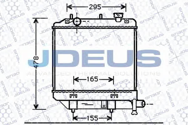 J. Deus 016M31 Радиатор охлаждения двигателя 016M31: Отличная цена - Купить в Польше на 2407.PL!