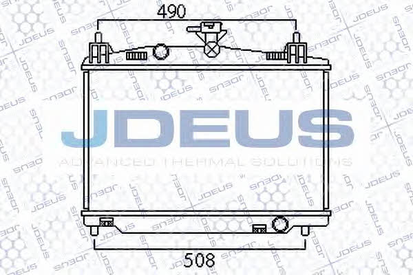 J. Deus 016M32 Радіатор охолодження двигуна 016M32: Приваблива ціна - Купити у Польщі на 2407.PL!