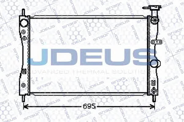 J. Deus 018M40 Радиатор охлаждения двигателя 018M40: Отличная цена - Купить в Польше на 2407.PL!
