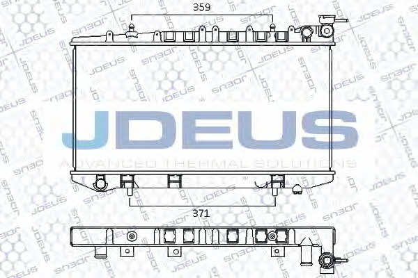 J. Deus 019M49 Радиатор охлаждения двигателя 019M49: Отличная цена - Купить в Польше на 2407.PL!