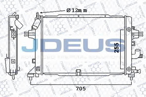 J. Deus 020M41 Kühler motorkühlung 020M41: Kaufen Sie zu einem guten Preis in Polen bei 2407.PL!